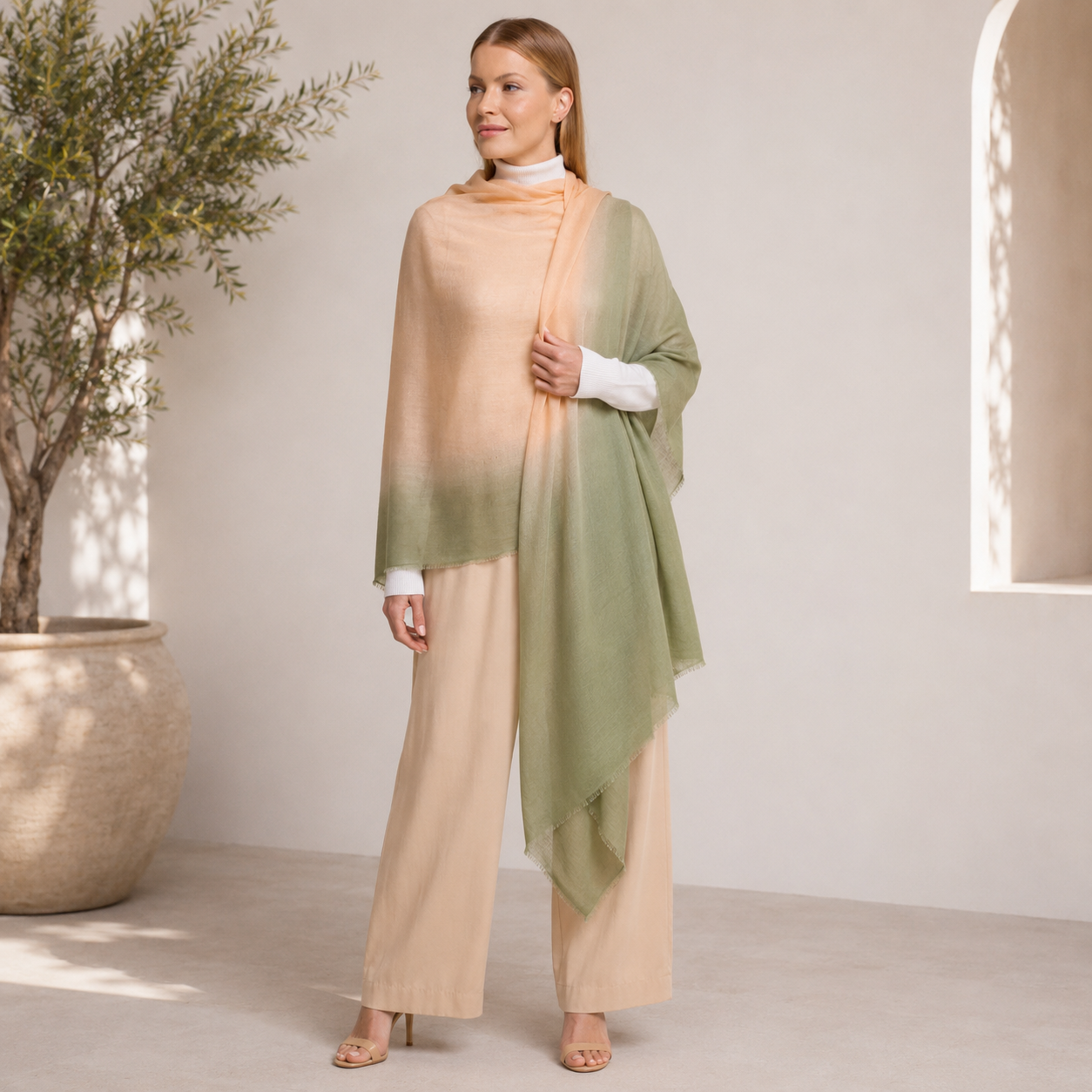 Julian 100% Ultra fine cashmere Maya oversized scarf/ wrap/ shawl-More colours available