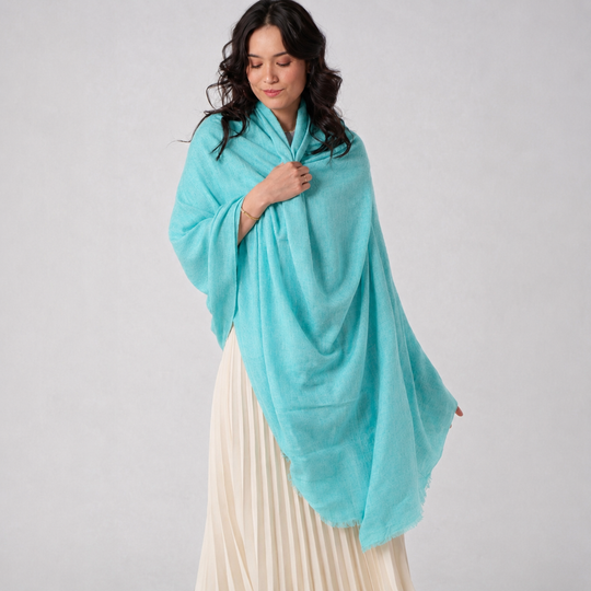 Imperial Julian handwoven pure Cashmere Travel Wrap-More Colours Available