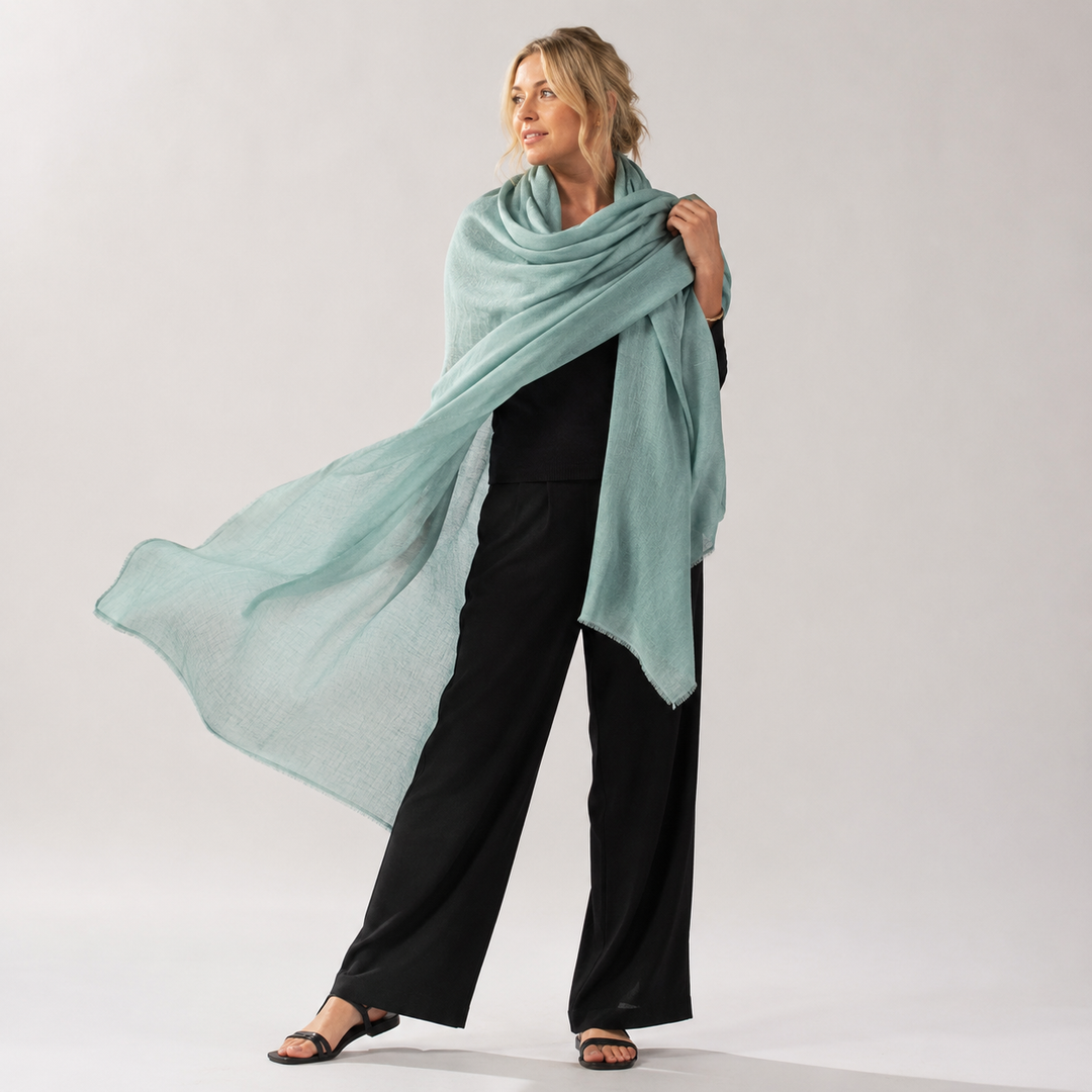 Julian 100% Ultra fine cashmere Maya oversized scarf/ wrap/ shawl-More colours available