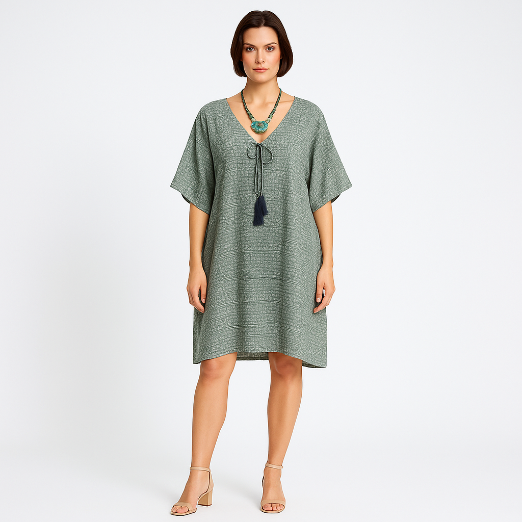 Green Maya Kaftan Top Tunic Sizes Available AU 14-30