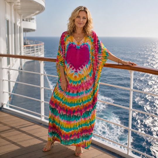 Maya Tropical Loose, Casual Kaftan - AU 8-20