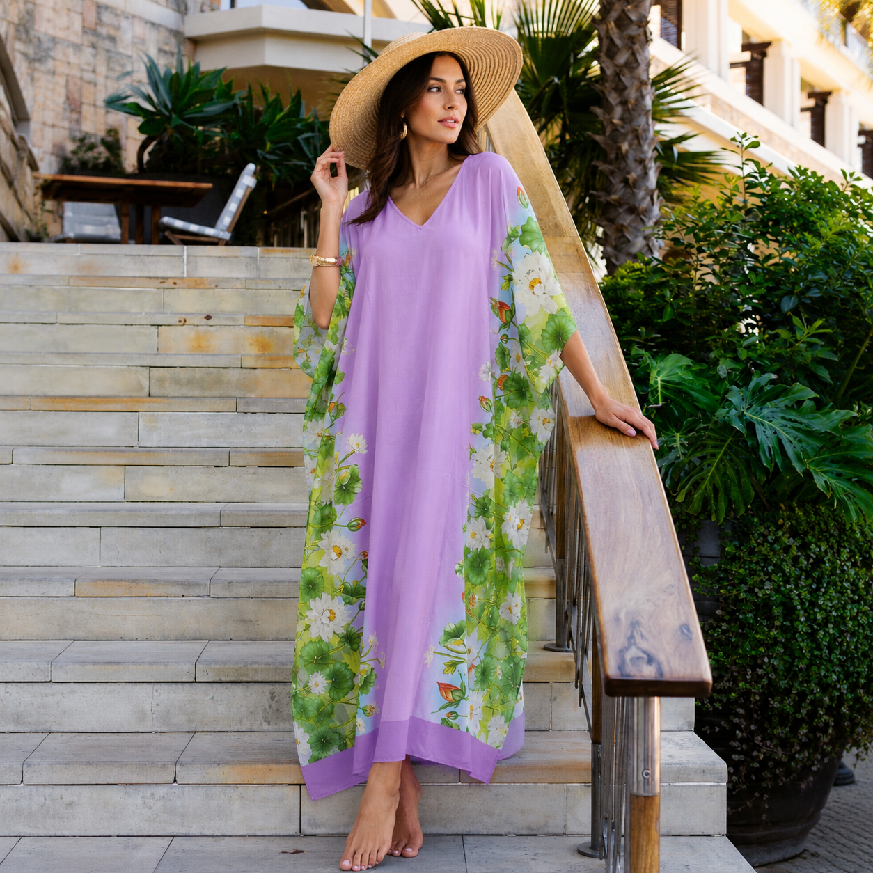 Maya  Tropical Luxury-Lavender Diva -Sizes Available-AU 12-32