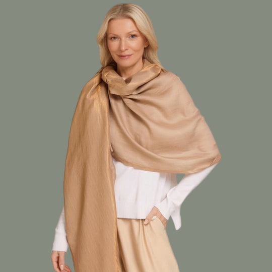 100% Cashmere Ombré Julian Wrap Shawl