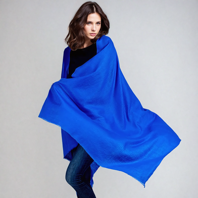 Julian Quartz 100% cashmere oversized scarf/ wrap/ shawl