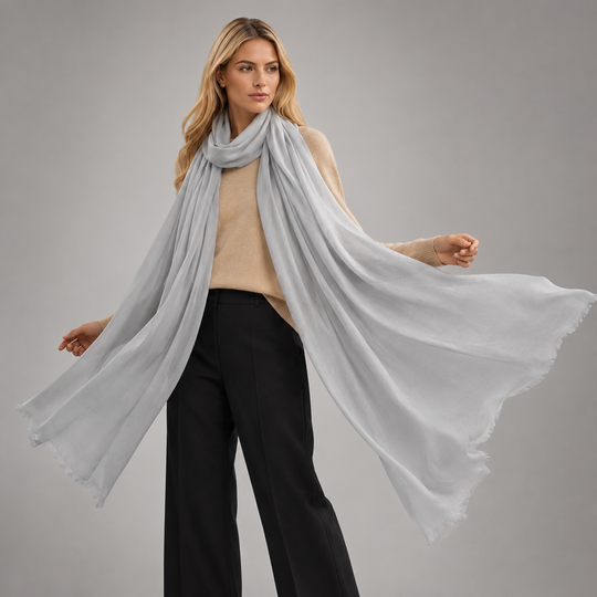 Julian 100% Ultra fine cashmere Maya oversized scarf/ wrap/ shawl-More colours available