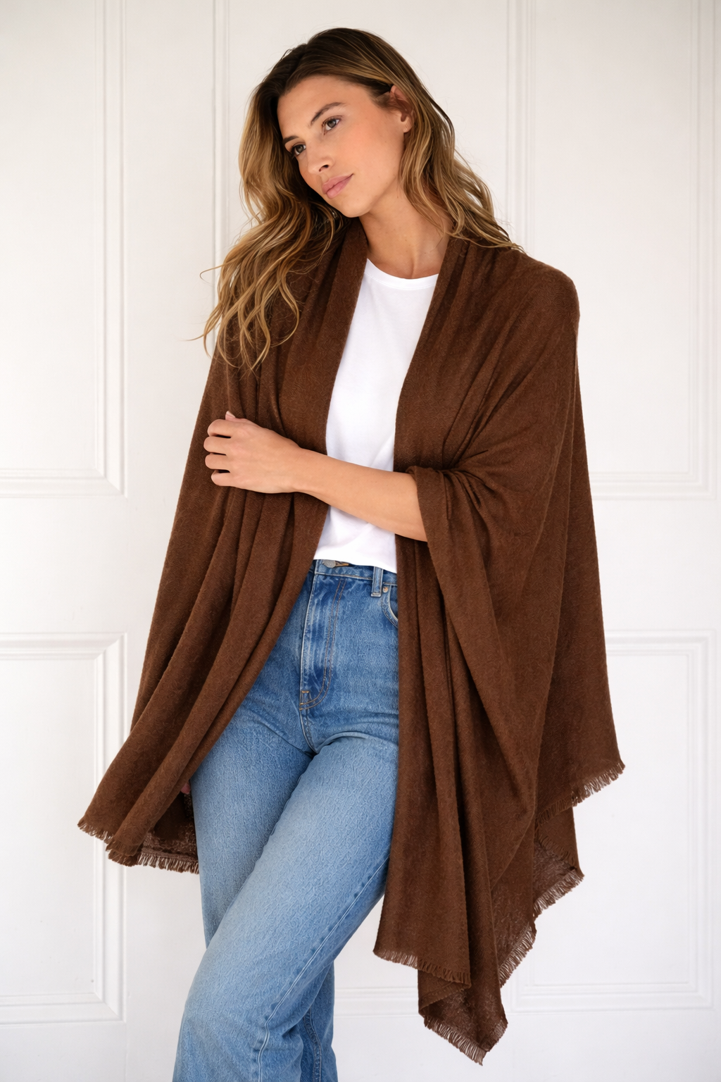 Imperial Julian handwoven pure Cashmere Travel Wrap-More Colours Available