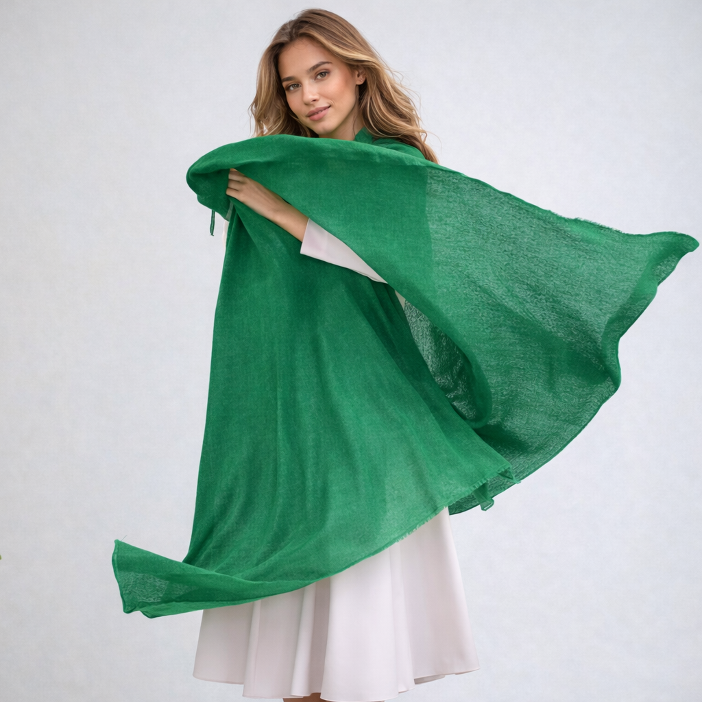 Imperial Julian handwoven pure Cashmere Travel Wrap-More Colours Available