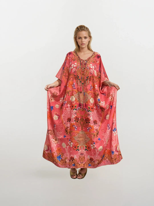 Maya Caftan de Soirée with Front Tie Sizes Available AU 14-32