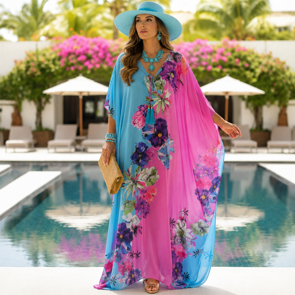Luxe Gloria Coco Bella Kaftan 12-20