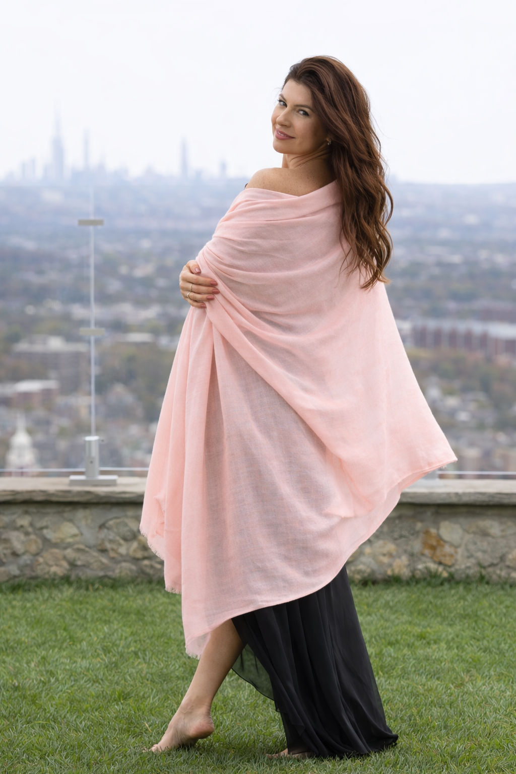 Julian 100% Ultra fine cashmere Maya oversized scarf/ wrap/ shawl-More colours available