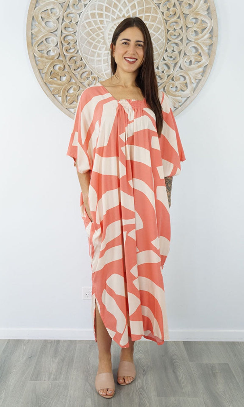 Maya Luxe Kaftan Dress -One Size AU 10-30