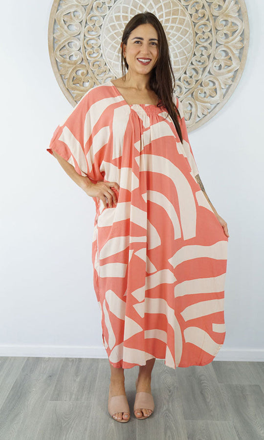Maya Luxe Kaftan Dress -One Size AU 10-30
