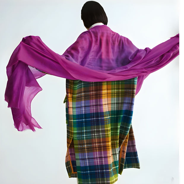 Julian Oversized handwoven pure cashmere scarf