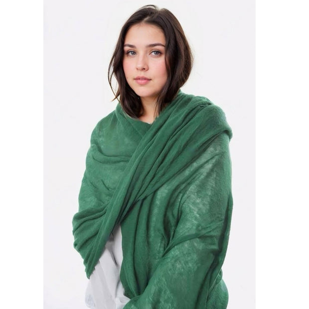 Julian handwoven pure Cashmere oversized shawl / Scarf