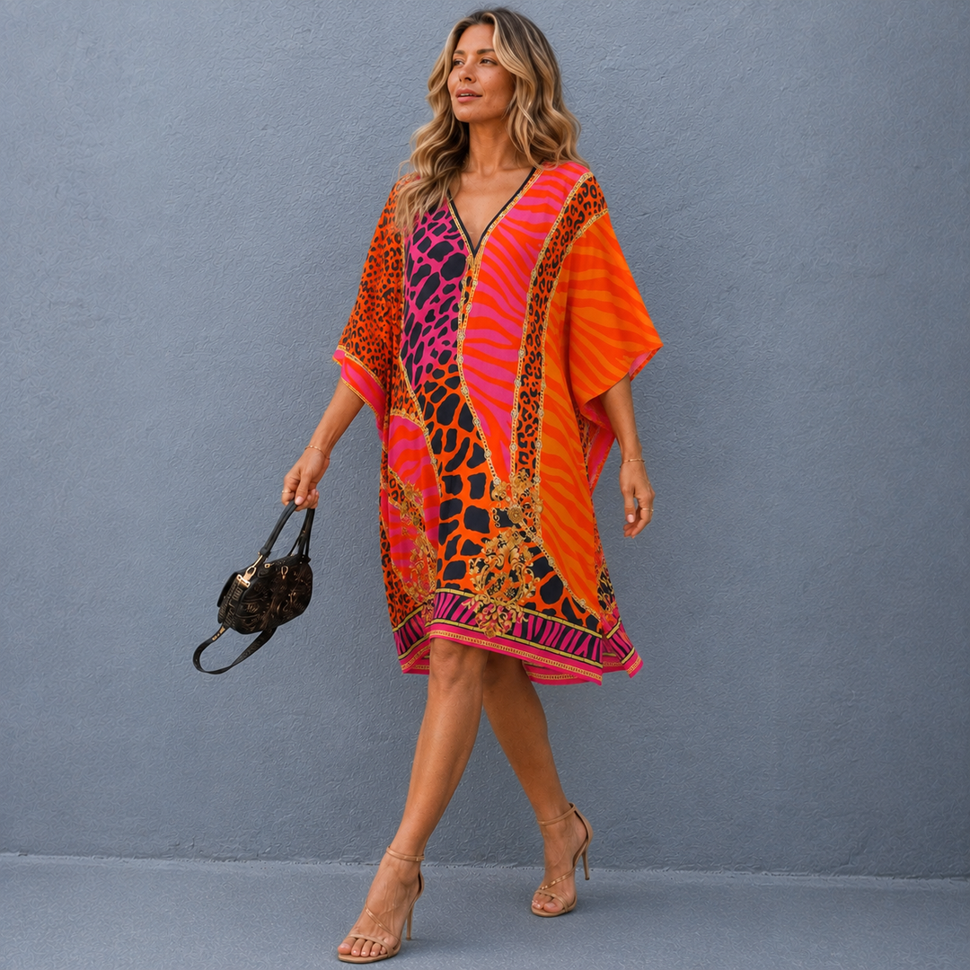 Maya Short Kaftan Top Tunic Sizes Available AU 14-30