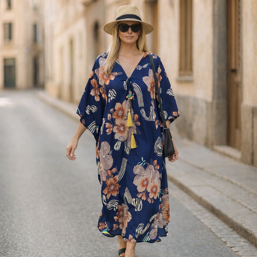 Maya SERA Bohemian Rayon kaftan - Sizes Available AU 16-30