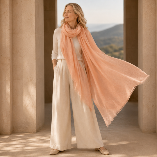 Julian 100% Ultra fine cashmere Maya oversized scarf/ wrap/ shawl-More colours available