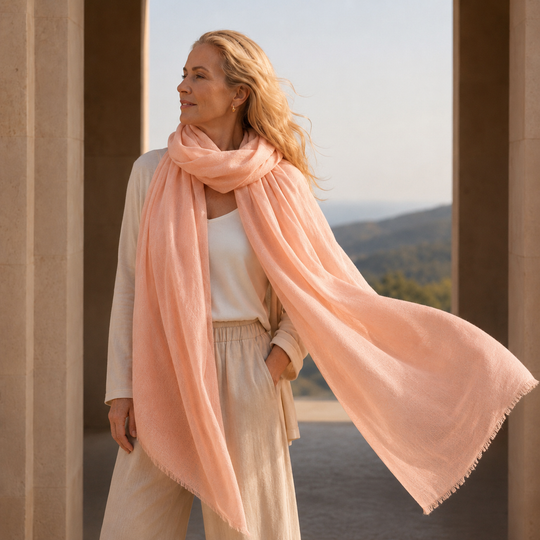 Julian 100% Ultra fine cashmere Maya oversized scarf/ wrap/ shawl-More colours available