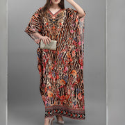 Flora fiesta Embellished Maya kaftan AU 12-26