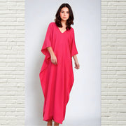 Rayon Maya Kaftan Dress One Size Fits All 12 to 26