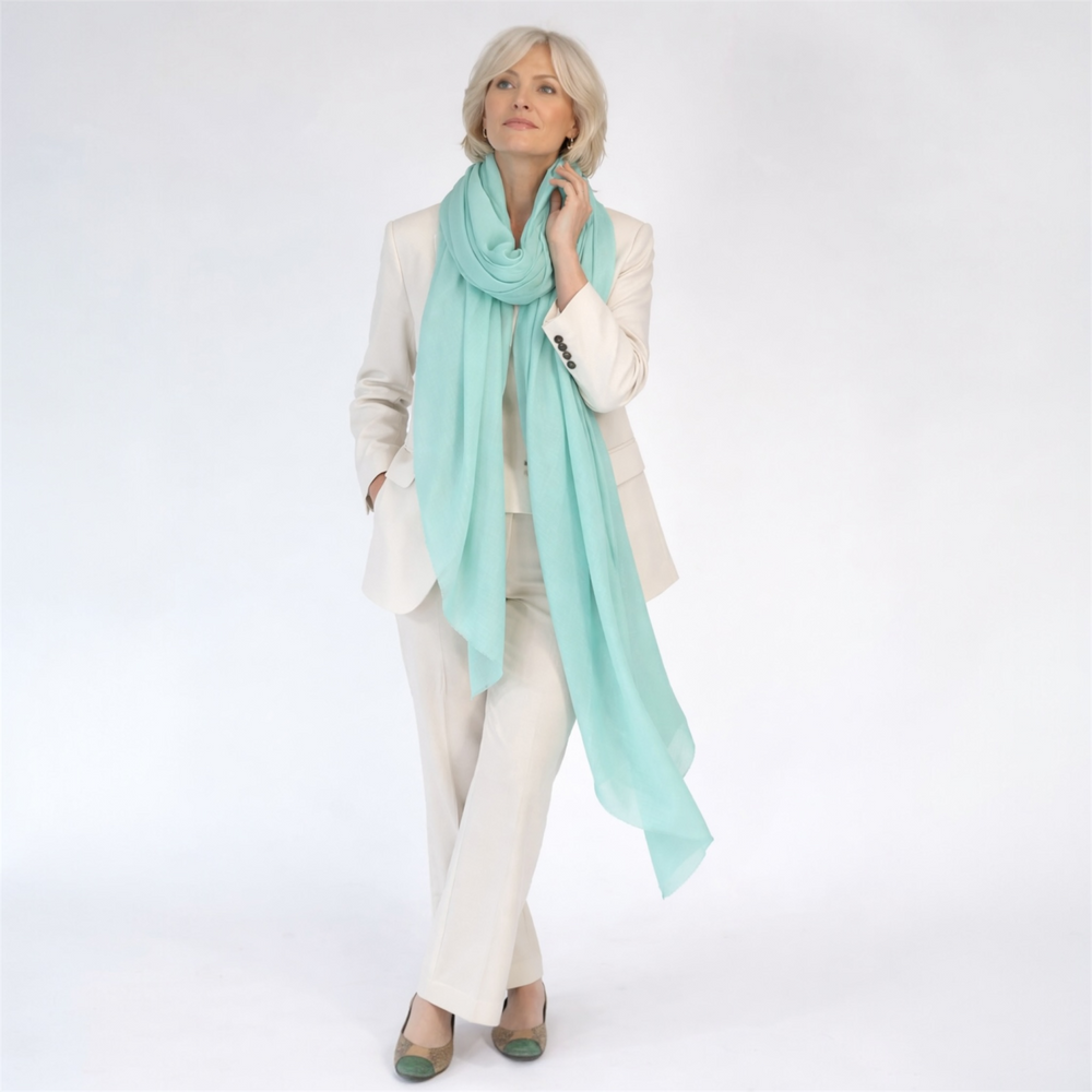 Julian 100% Ultra fine cashmere Maya oversized scarf/ wrap/ shawl-More colours available