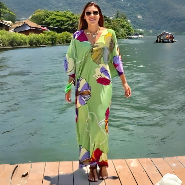 Minty de flora Coco Bella kaftan Resort Wear