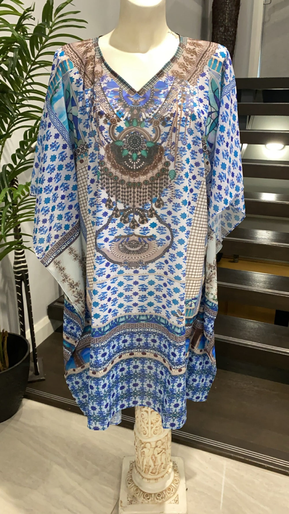 Kyra Tunic Top/Mid length kaftan AU 12-22