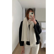 Ivory Julian Pure Cashmere Scarf /Wrap