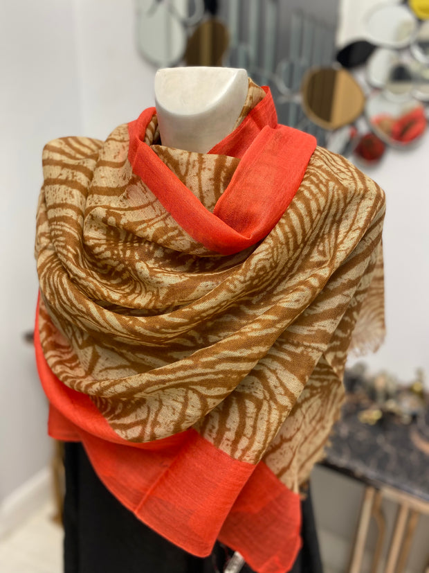 Julian Cashmere Wool Silk scarf