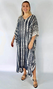 Luxurious Maya Black Kaftan – Timeless Resort Wear & Loungewear