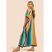 Sunrise Sculpture Coastal Geometry MIDI  Kaftan