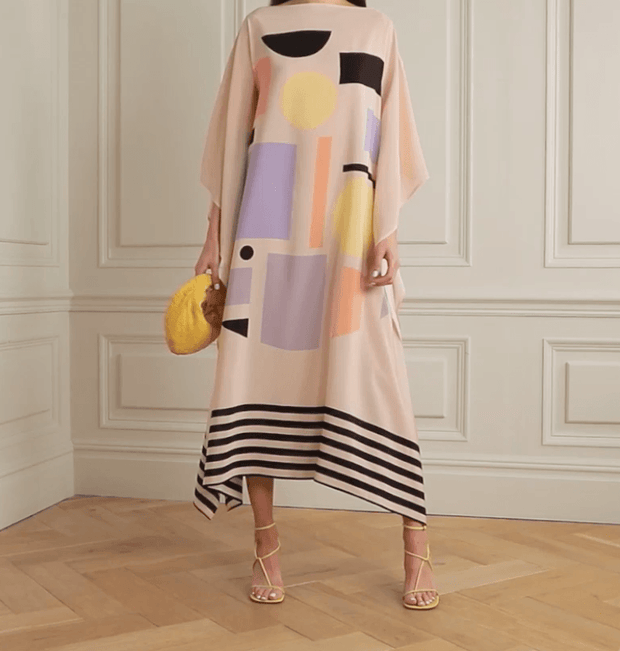 Mandys Pink Lillie MIDI Kaftan: Your Go-To Chic Outfit