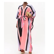 Coco Bella MIDI Silk Crepe Kaftan Free size