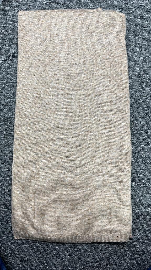 Ivory 100% Cashmere 2 ply Julian Wrap/ Scarf