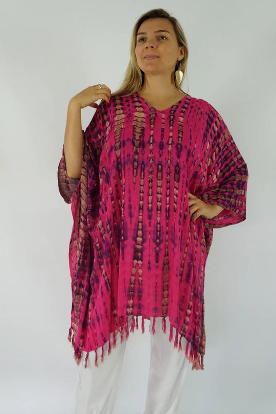 Pink Maya Top Tunic KaftanOSFA 14-26