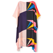 Coco Bella Colour block MIDI Kaftan Maxi Dress-O/S AU 10-18