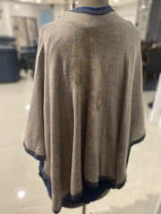 Julian Cashmere Cape with Bling