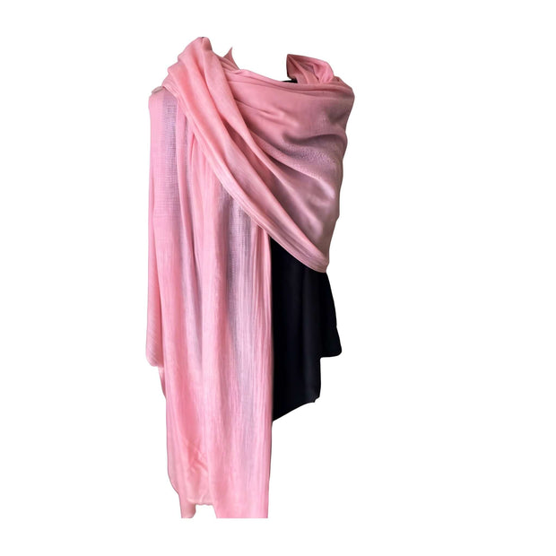  Julian Pink Cashmere Wool Scarf | Julian Pink Shawl | Mk Lane