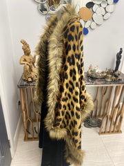 Pure Cashmere Julian faux fur wrap shawl
