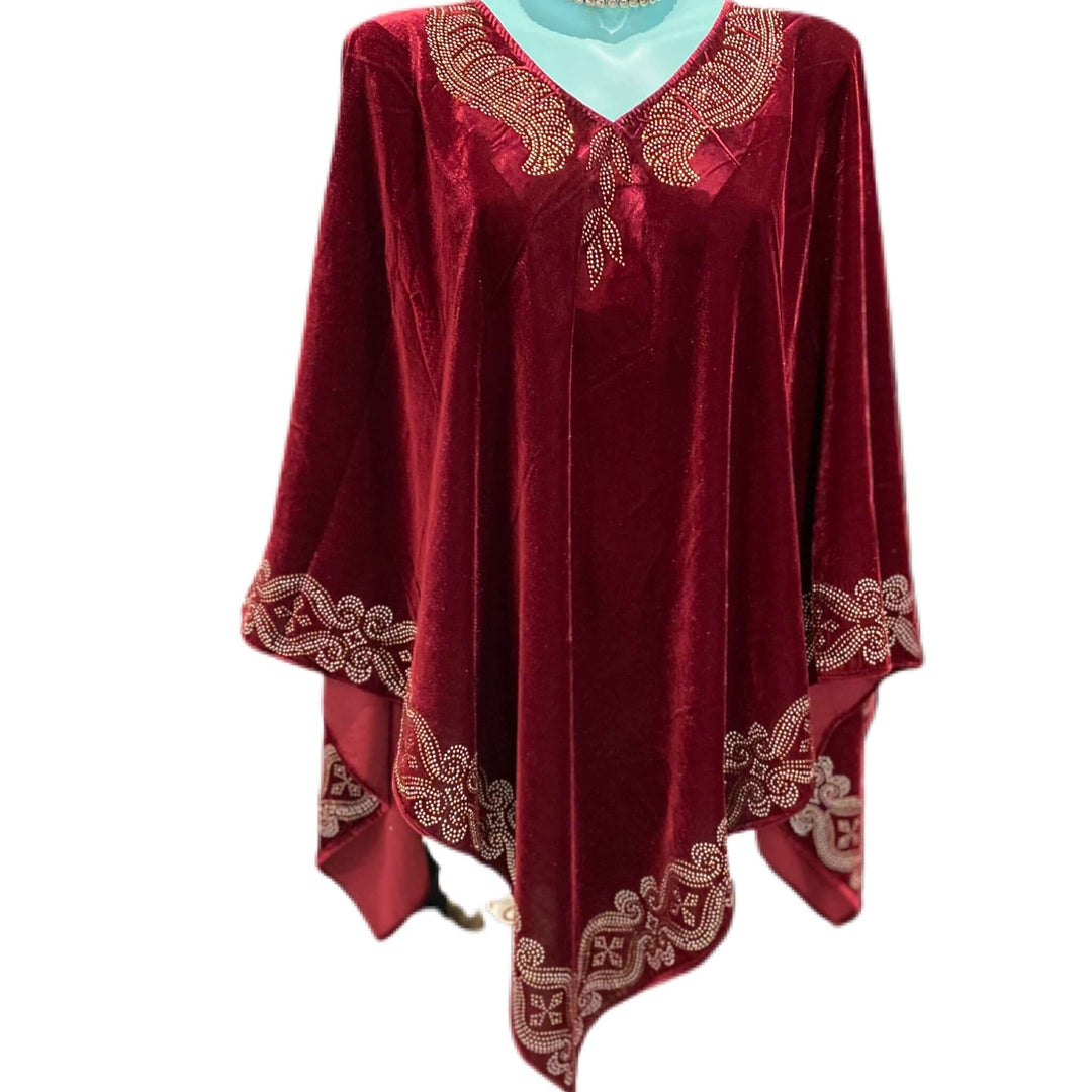 silk poncho