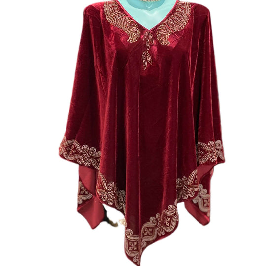 silk poncho