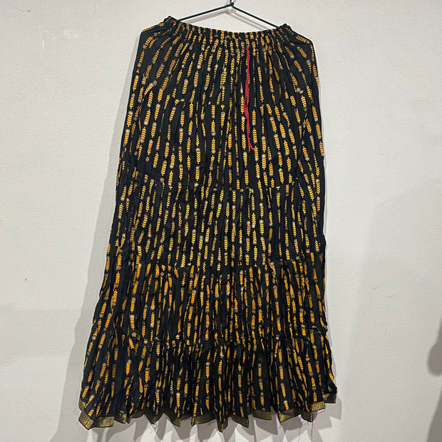 Bohemian Cotton Long Skirt