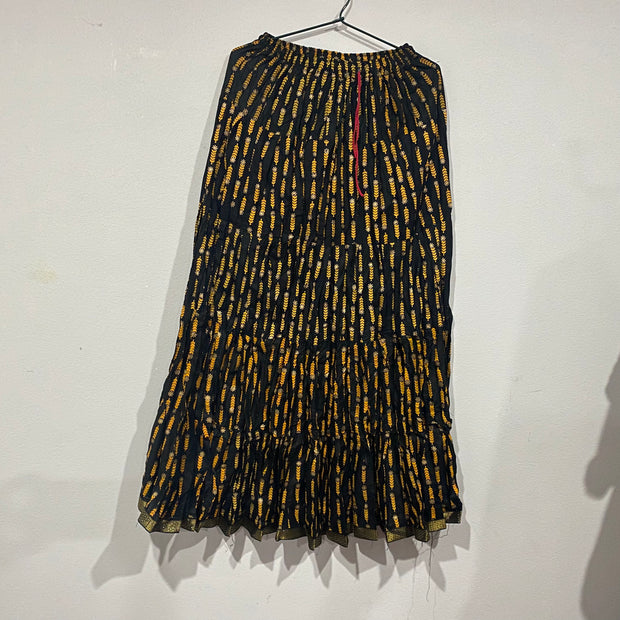 Bohemian Cotton Long Skirt