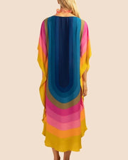 Prism Color - Coco Bella MIDI  Kaftan Dress