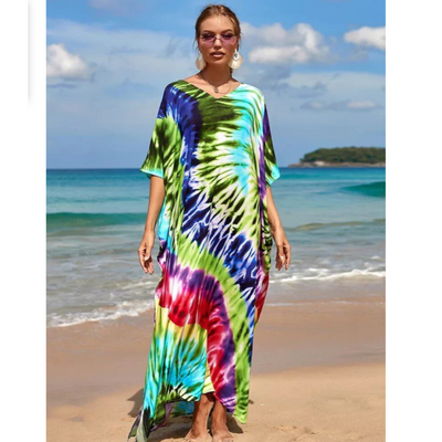 Tie dye multi  kaftan AU 12-18