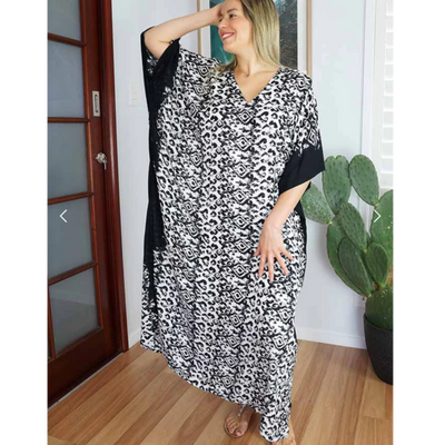 Maya Black Kaftan – Chic, Comfortable, and Stylish Design