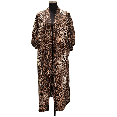 Coco Bella Leopard 🐆 Rayon Kimono/Robe 12-20