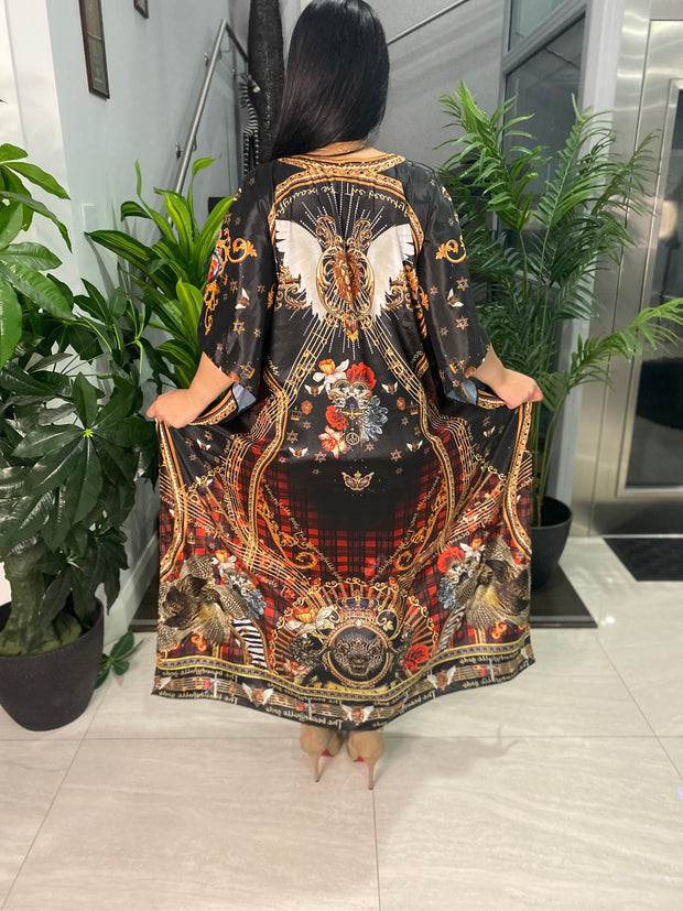 Black n Roses  Maya Free Size Kimono Jacket