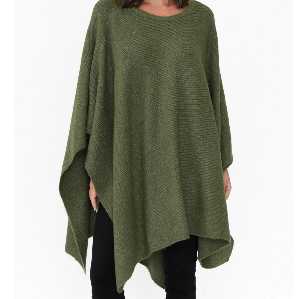 Deia Wool Blend Poncho | Comfirtable Deia Blend Poncho | Mk Lane