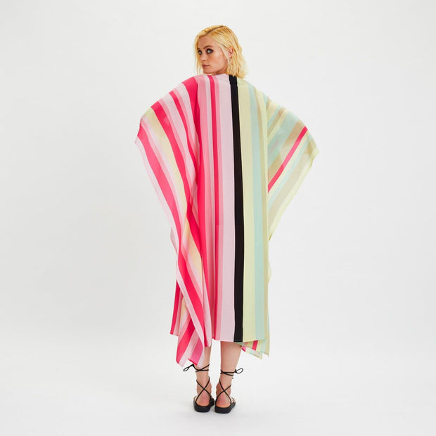 Multi colour Coco Bella Silk Crepe Kaftan Dress